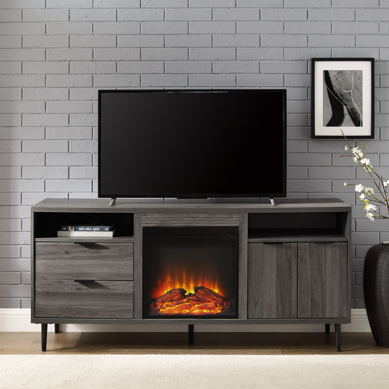 Wrought Studio Eglinton TV Stand for TVs up to 65" with Electric